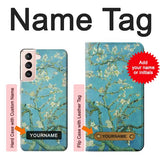 Samsung Galaxy S21 5G Hard Case Vincent Van Gogh Almond Blossom with custom name