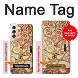 Samsung Galaxy S21 5G Hard Case The Tree of Life Gustav Klimt with custom name