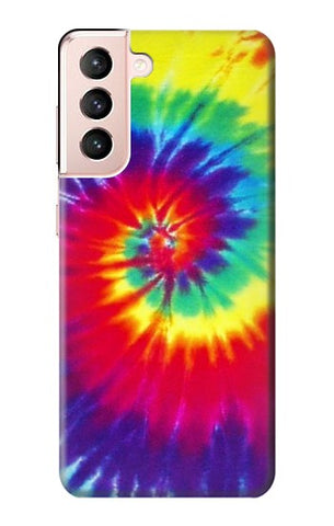 Samsung Galaxy S21 5G Hard Case Tie Dye Fabric Color