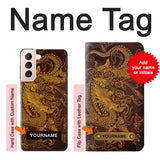 Samsung Galaxy S21 5G Hard Case Chinese Dragon with custom name
