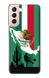 Samsung Galaxy S21 5G Hard Case Mexico Football Flag