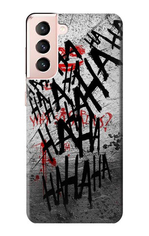 Samsung Galaxy S21 5G Hard Case Joker Hahaha Blood Splash