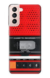 Samsung Galaxy S21 5G Hard Case Red Cassette Recorder Graphic