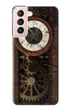 Samsung Galaxy S21 5G Hard Case Steampunk Clock Gears