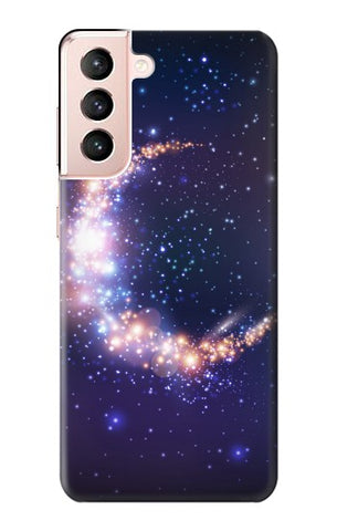 Samsung Galaxy S21 5G Hard Case Crescent Moon Galaxy