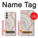 Samsung Galaxy S21 5G Hard Case Mandal Line Art with custom name