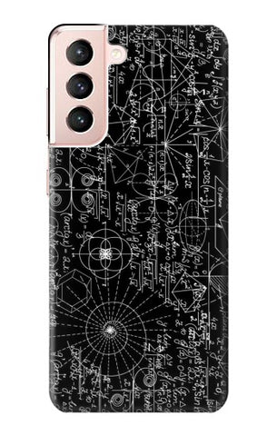 Samsung Galaxy S21 5G Hard Case Mathematics Blackboard