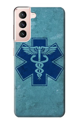 Samsung Galaxy S21 5G Hard Case Caduceus Medical Symbol