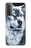 Samsung Galaxy S21+ 5G Hard Case Grim White Wolf