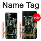 Samsung Galaxy S21+ 5G Hard Case Grim Reaper Skeleton King with custom name