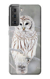 Samsung Galaxy S21+ 5G Hard Case Snowy Owl White Owl