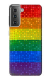 Samsung Galaxy S21+ 5G Hard Case Rainbow Gay LGBT Pride Flag