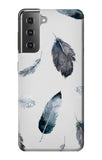 Samsung Galaxy S21+ 5G Hard Case Feather Paint Pattern