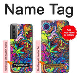 Samsung Galaxy S21+ 5G Hard Case Colorful Art Pattern with custom name