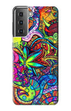 Samsung Galaxy S21+ 5G Hard Case Colorful Art Pattern