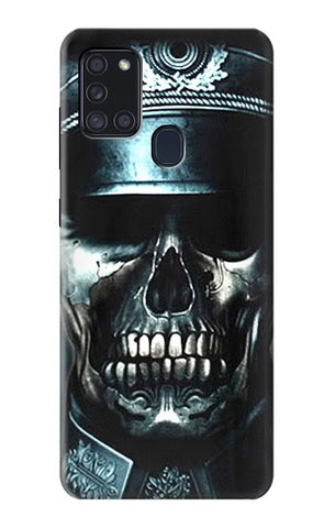 Samsung Galaxy A21s Hard Case Skull Soldier Zombie