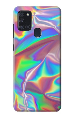 Samsung Galaxy A21s Hard Case Holographic Photo Printed