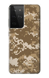 Samsung Galaxy S21 Ultra 5G Hard Case Army Camo Tan