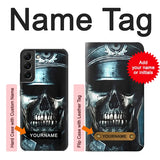  Moto G8 Power Hard Case Skull Soldier Zombie with custom name