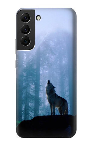 Samsung Galaxy S22+ 5G Hard Case Wolf Howling in Forest
