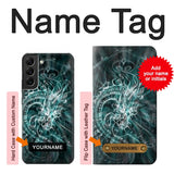  Moto G8 Power Hard Case Digital Chinese Dragon with custom name