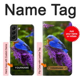  Moto G8 Power Hard Case Bluebird of Happiness Blue Bird with custom name