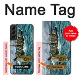  Moto G8 Power Hard Case Jesus Walk on The Sea with custom name