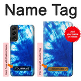  Moto G8 Power Hard Case Tie Dye Blue with custom name