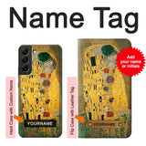  Moto G8 Power Hard Case Gustav Klimt The Kiss with custom name