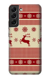 Samsung Galaxy S22+ 5G Hard Case Christmas Snow Reindeers