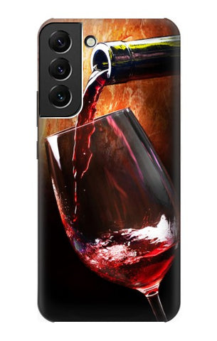  Moto G8 Power Hard Case Red Wine Bottle And Glass