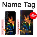  Moto G8 Power Hard Case Tinkerbell Magic Sparkle with custom name