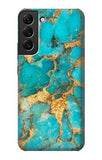  Moto G8 Power Hard Case Aqua Turquoise Stone