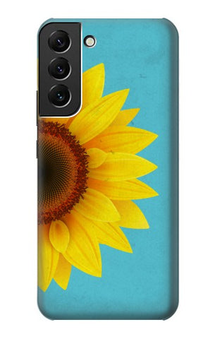 Samsung Galaxy S22+ 5G Hard Case Vintage Sunflower Blue