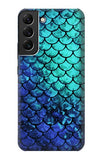  Moto G8 Power Hard Case Green Mermaid Fish Scale