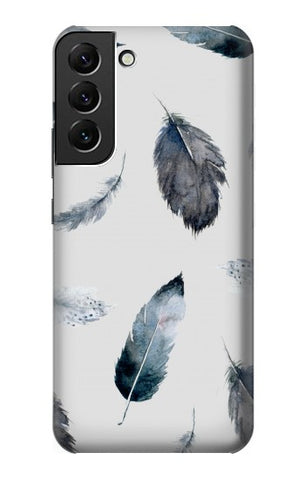  Moto G8 Power Hard Case Feather Paint Pattern