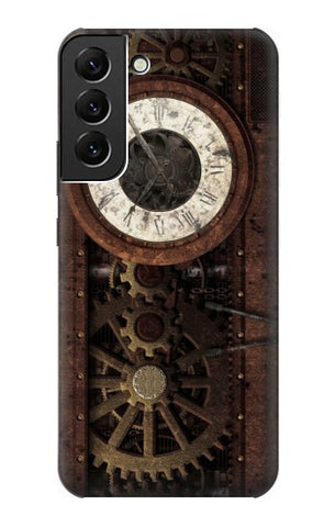 Samsung Galaxy S22+ 5G Hard Case Steampunk Clock Gears