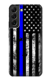  Moto G8 Power Hard Case Thin Blue Line USA