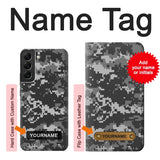  Moto G8 Power Hard Case Urban Black Camouflage with custom name