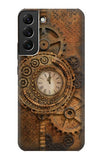  Moto G8 Power Hard Case Clock Gear Streampunk