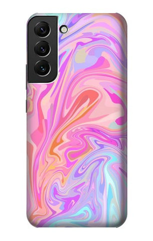 Samsung Galaxy S22+ 5G Hard Case Digital Art Colorful Liquid