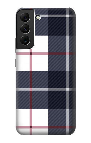 Samsung Galaxy S22+ 5G Hard Case Plaid Fabric Pattern