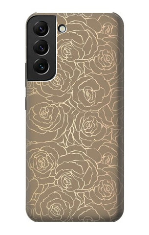Samsung Galaxy S22+ 5G Hard Case Gold Rose Pattern