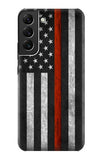  Moto G8 Power Hard Case Firefighter Thin Red Line Flag