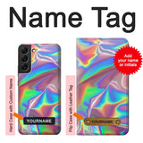  Moto G8 Power Hard Case Holographic Photo Printed with custom name