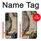  Moto G8 Power Hard Case Marble Gold Graphic Printed with custom name