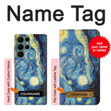  Moto G8 Power Hard Case Van Gogh Starry Nights with custom name