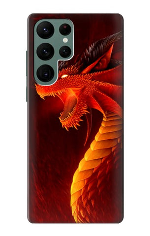  Moto G8 Power Hard Case Red Dragon