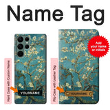  Moto G8 Power Hard Case Blossoming Almond Tree Van Gogh with custom name
