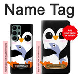  Moto G8 Power Hard Case Cute Baby Penguin with custom name